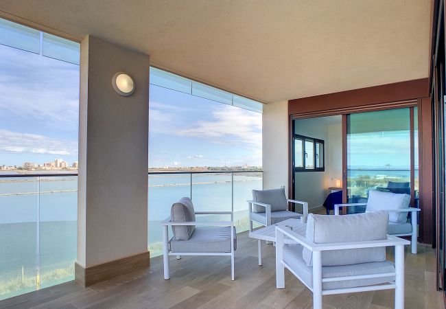 Los Flamencos, une station balnéaire sur les rives de la Mar Menor.