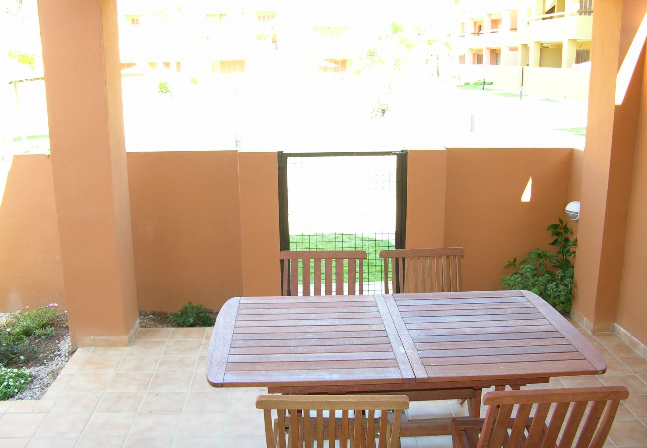 Spacious Terrace in Mar de Cristal Bungalow