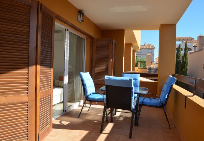 Balcony with sitting area in Albatros 1 apartment - Resort Choice