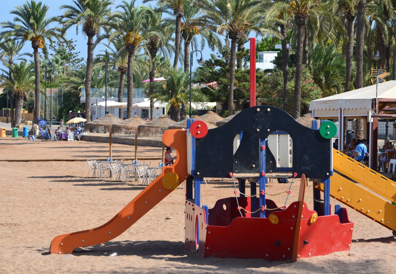Mar de Cristal Beach having play area for amusement - Resort Choice