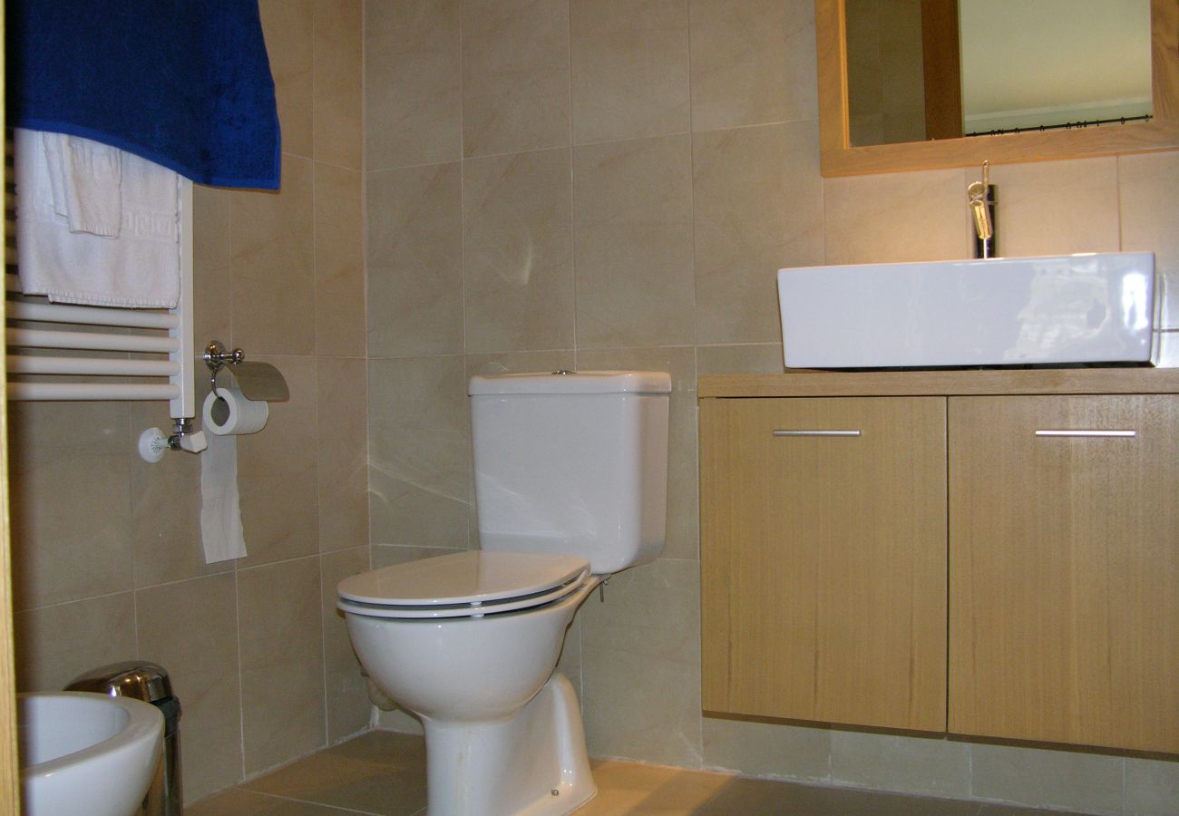 Well equipped bathroom of Hacienda Riquelme apartment