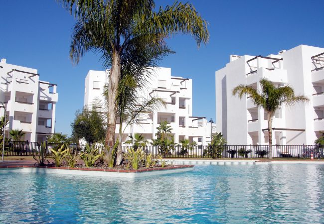 Beautiful swimming pool of Las Terrazas de La Torre Golf apartment