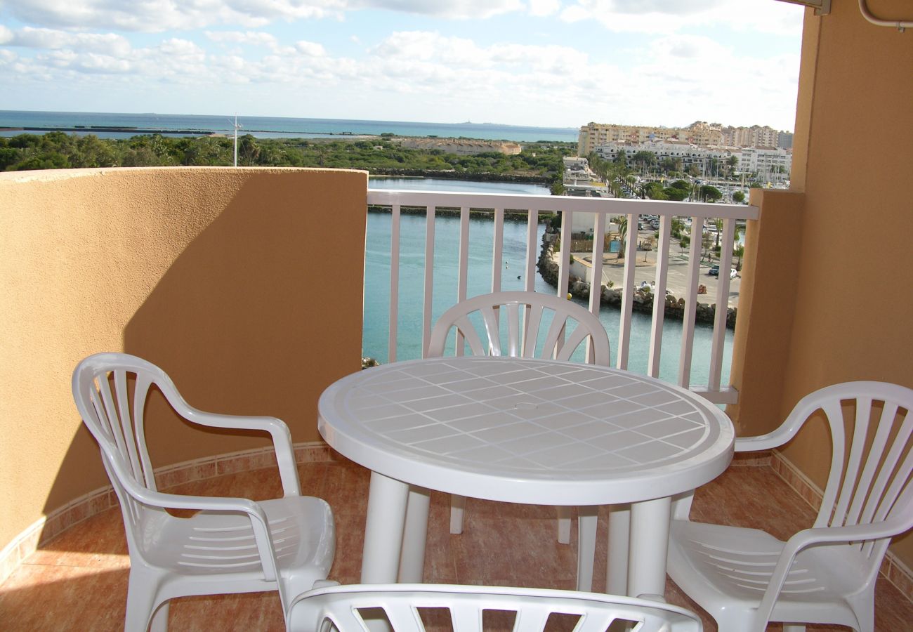 Spacious balcony in apartment in La Manga- Resort Choice