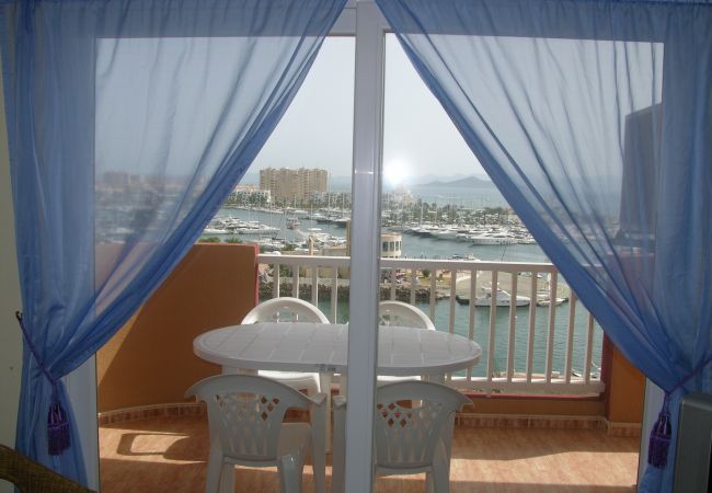 Spacious balcony in apartment with sitting area and beautiful views - Resort Choice