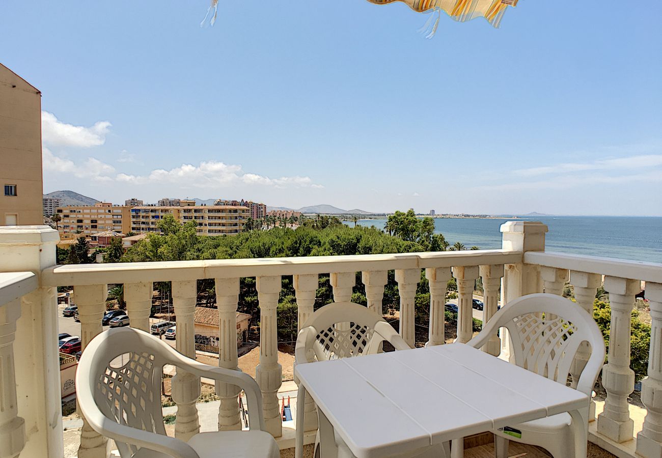 Balcony from lounge with sea view of playa paraiso 